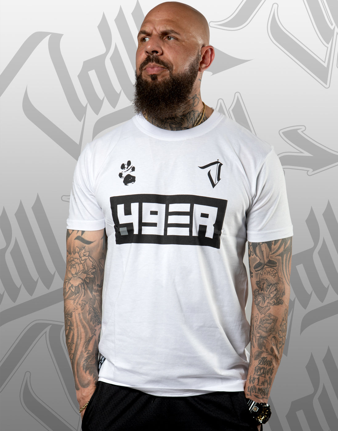 Jaill 49'er Unisex T-Shirt - White/Black – Hamburg Crhyme Records